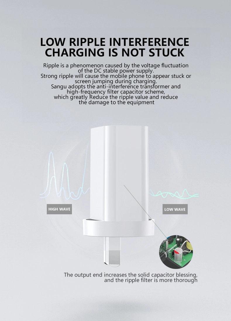 Chinese Manufacturer Pd 20W Fast Charging USB + Type-C Charger Head Supplier