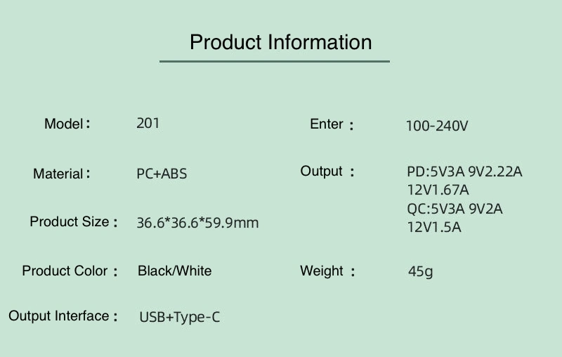 China Factory Sale GaN Quick 20W QC 3.0 Pd 2.0 Charging Head with CE RoHS FCC Certification