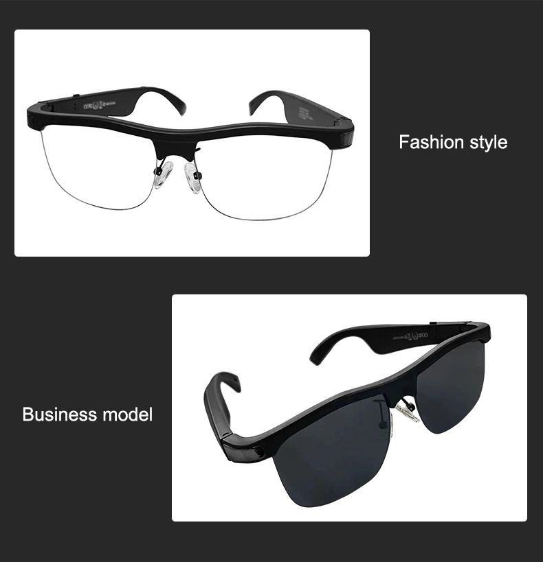 New Style Fashionable Smart Bluetooth Audio Sunglasses Sports Gaming Tws Handsfree Mobile Stereo Wireless Bluetooth Headset