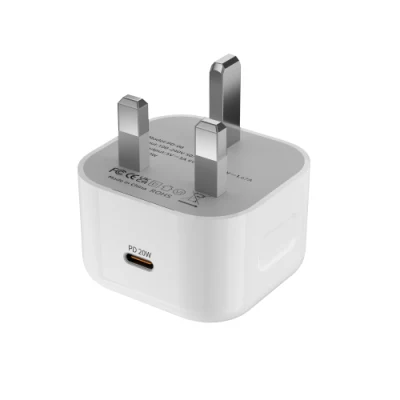 Werkseitiger 40-W-USB-Typ-C-Schnellladekopf für US-/UK-/EU-Stecker