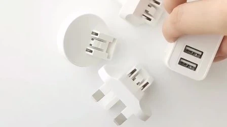 5 V 2,4 A EU-Stecker, schönes Design, mobiles Handy-Ladegerät, 5 V 2 A USB-Wandladegerät, 5 V 3,1 A USB-Handy-Schnellreiseadapter, QC3.0 Handy-Ladegerät, CE UL CCC