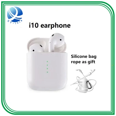  I10 Tws Wireless Bluetooth Headset 5,0 Touch Control Headset mit Ladegerät für iPhone Android Unterstützung Dropshipping.  Exklusiv.